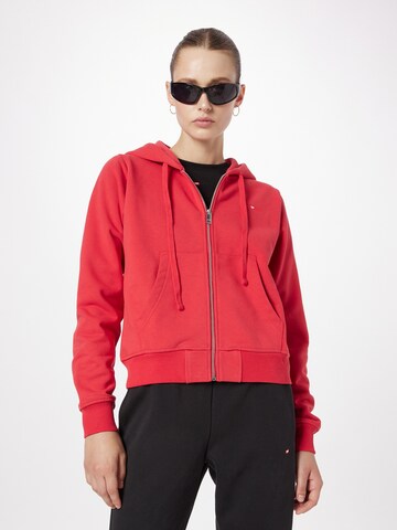 DIESEL Sweat jacket in Red: front