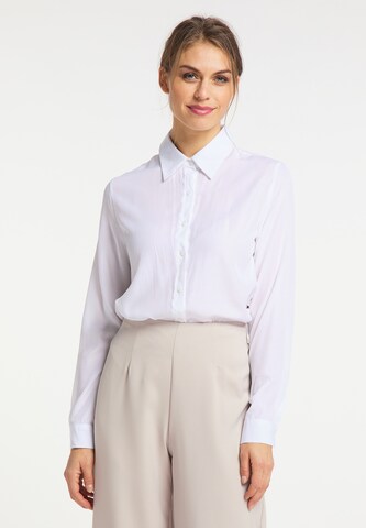 Camicia da donna di usha BLACK LABEL in bianco: frontale