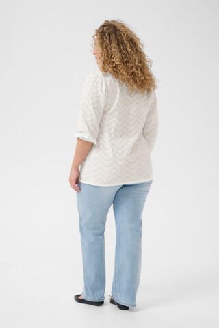 KAFFE CURVE Blouse 'Vitana' in Wit