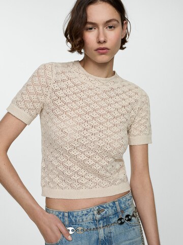 MANGO Sweater 'SITO' in Beige