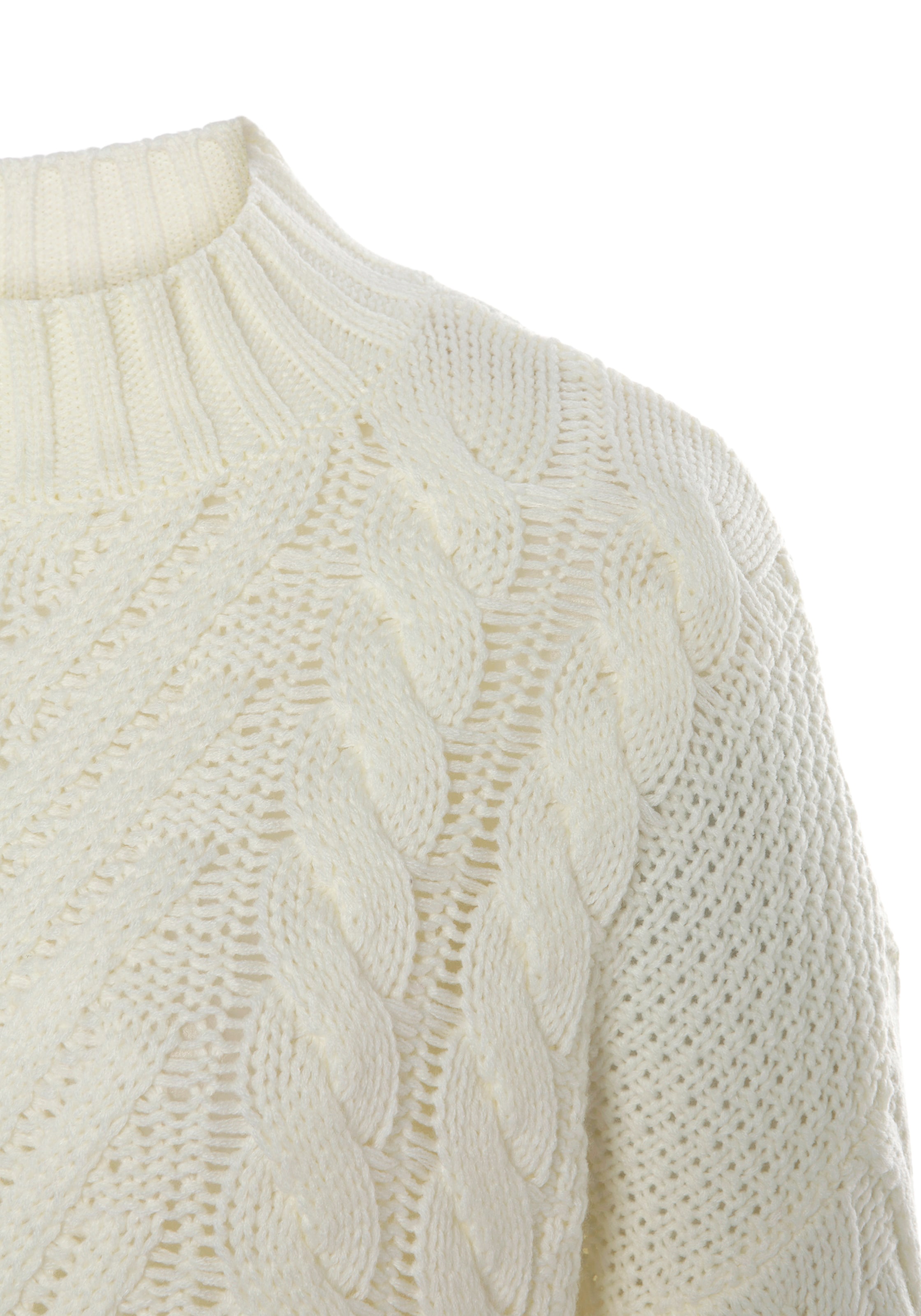 LASCANA Pullover i beige