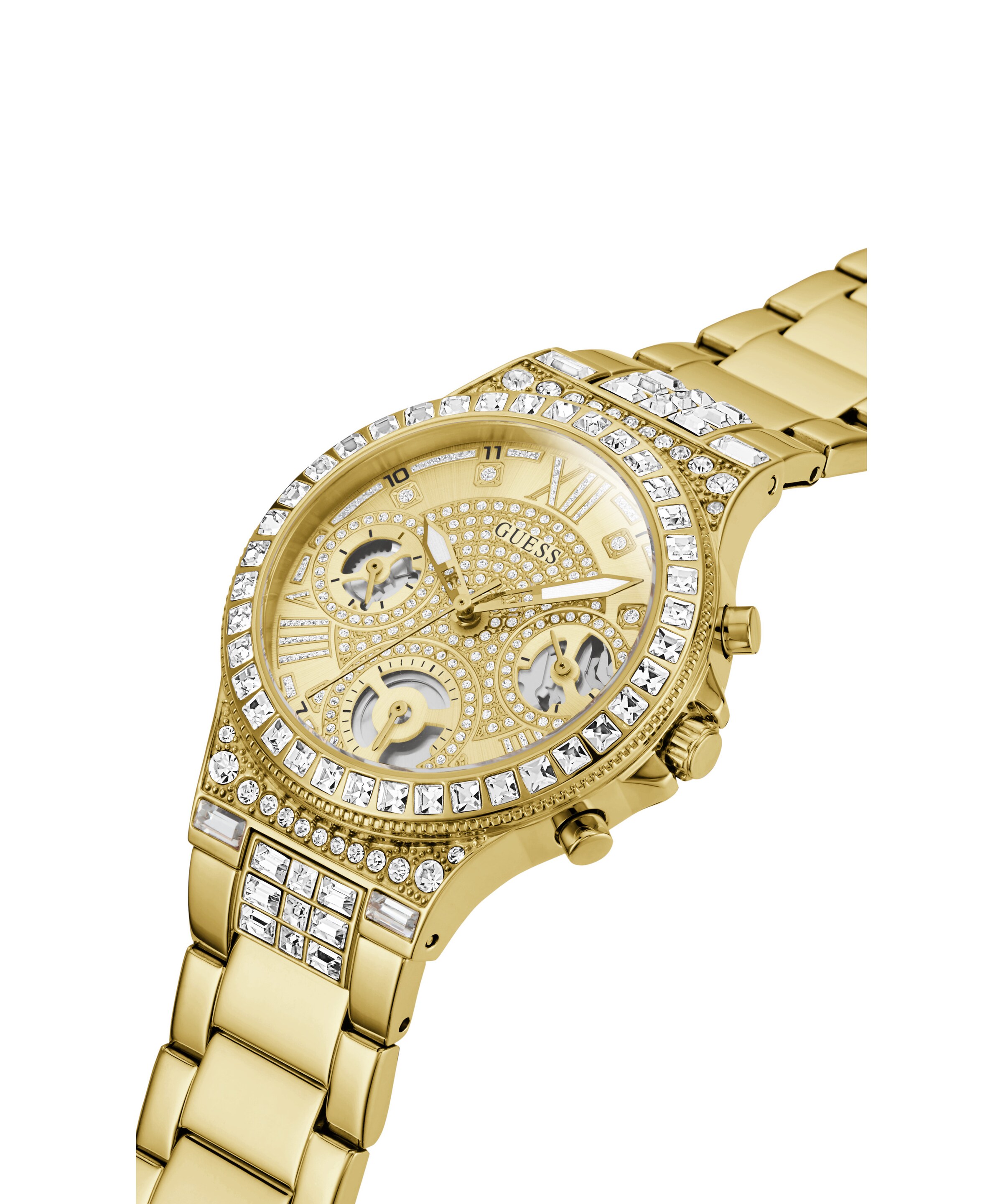 GUESS Analog Watch 'Moonlight' in Gold