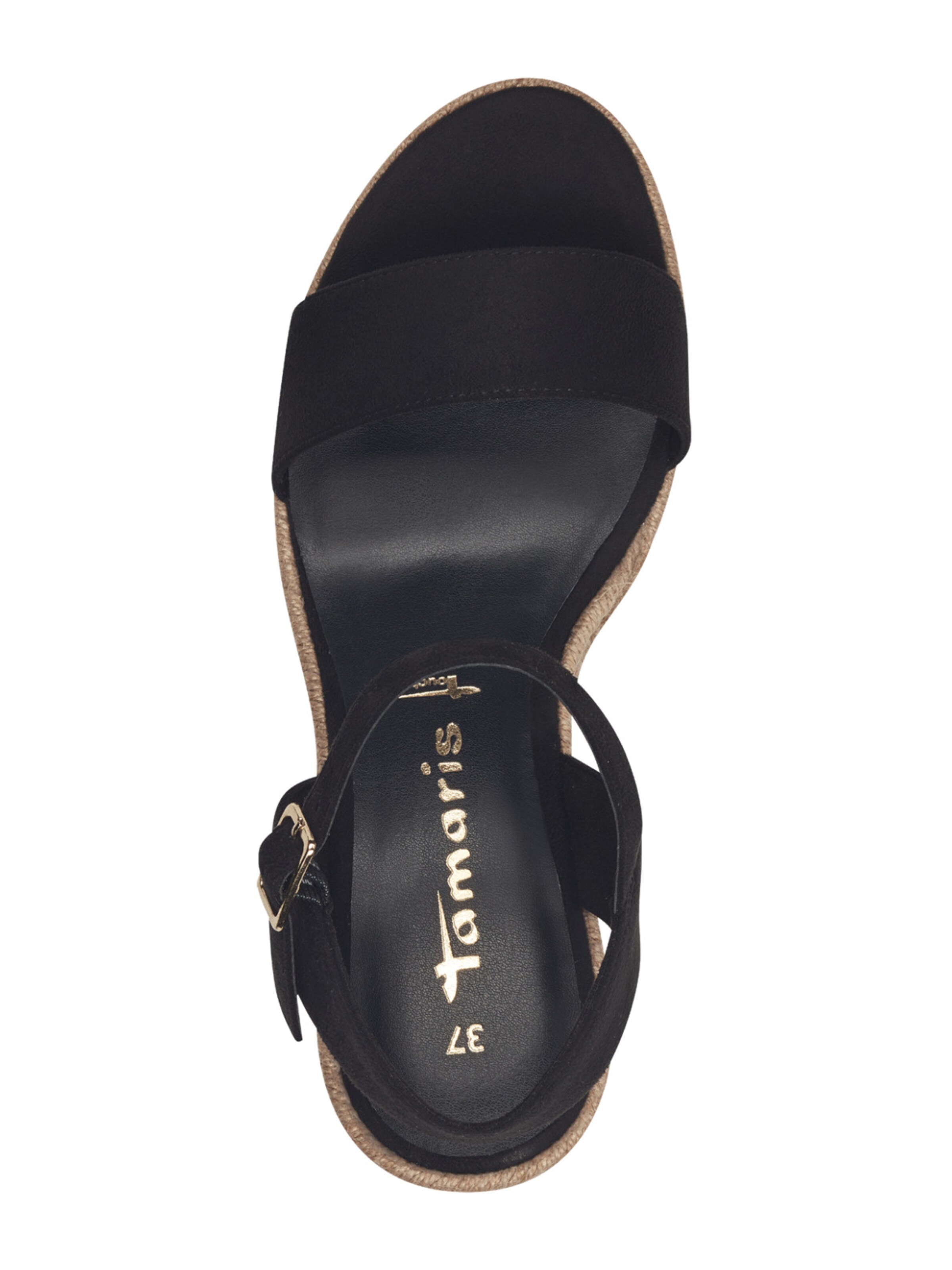 Sandalo con cinturino di Tamaris in nero