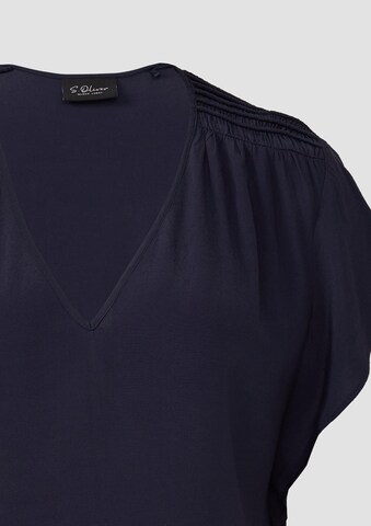 s.Oliver BLACK LABEL Bluse in Blau