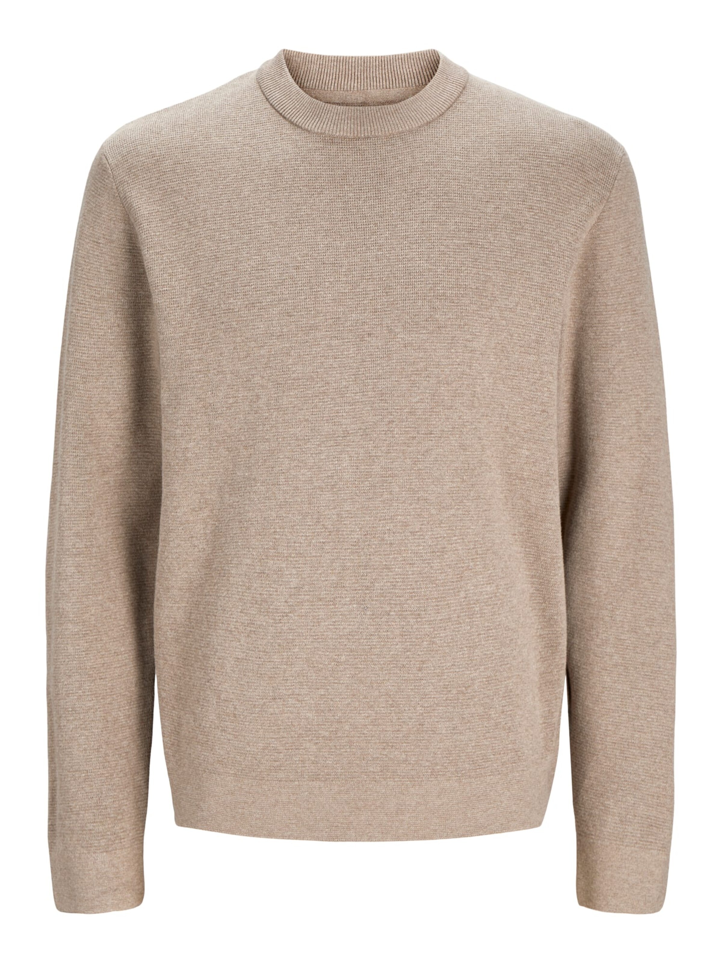 JACK & JONES Sweater 'Blamilano' in Brown: front