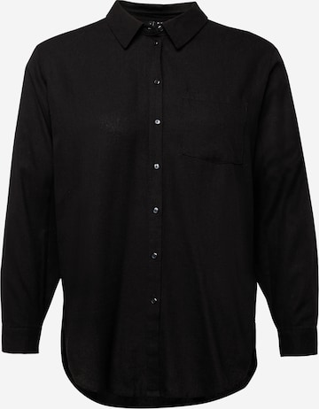 Camicia da donna 'Mymilo' di Vero Moda Curve in nero: frontale