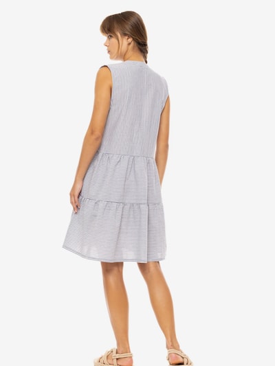 Pink Label Sommerkleid 'BEACHWEAR DENIM STRIPE'‌‌‌‌ in 36 in blau, Produktansicht