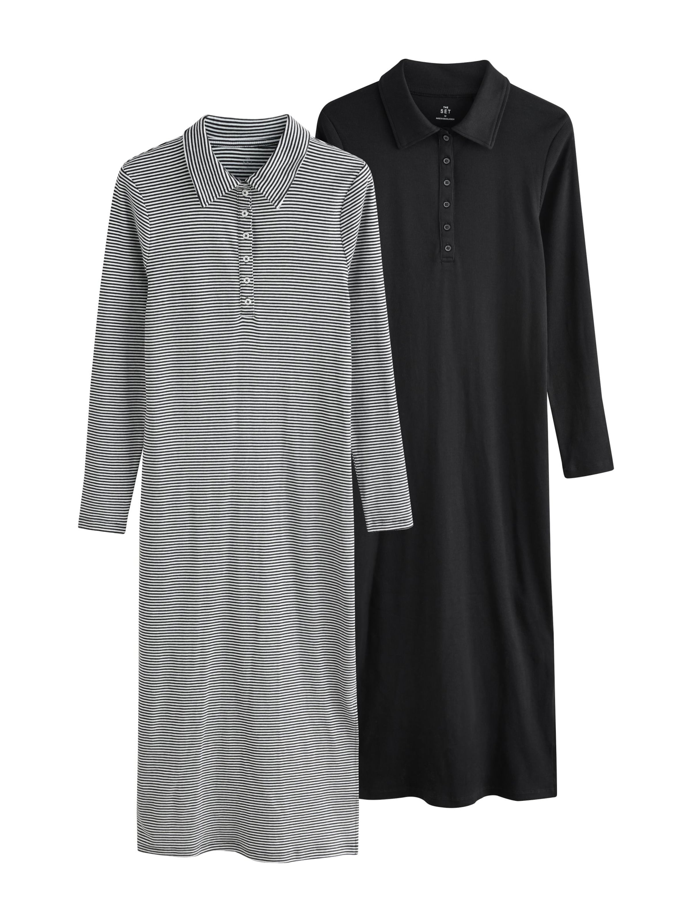 The Set Šaty – černá: přední strana