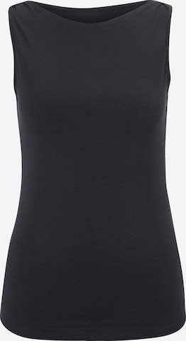 CURARE Yogawear Sportovní top 'Flow' – černá: přední strana