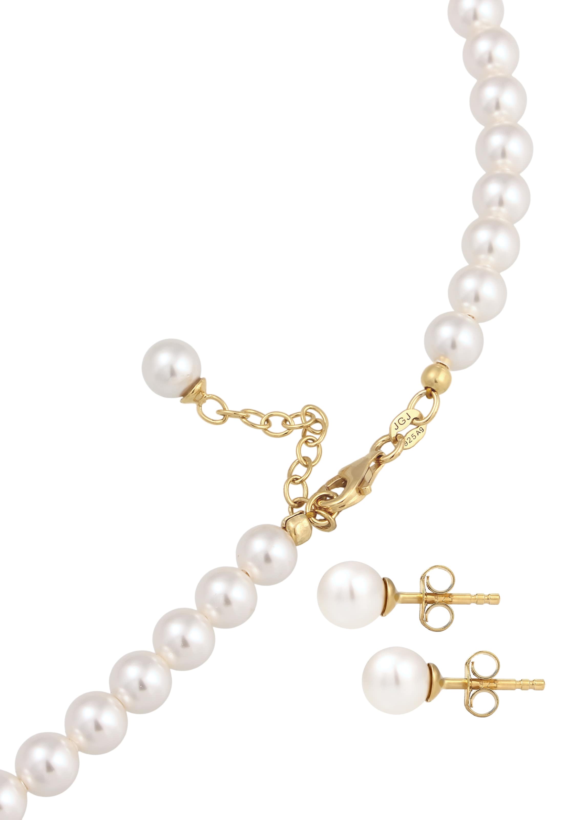 Parure de bijoux ELLI en blanc