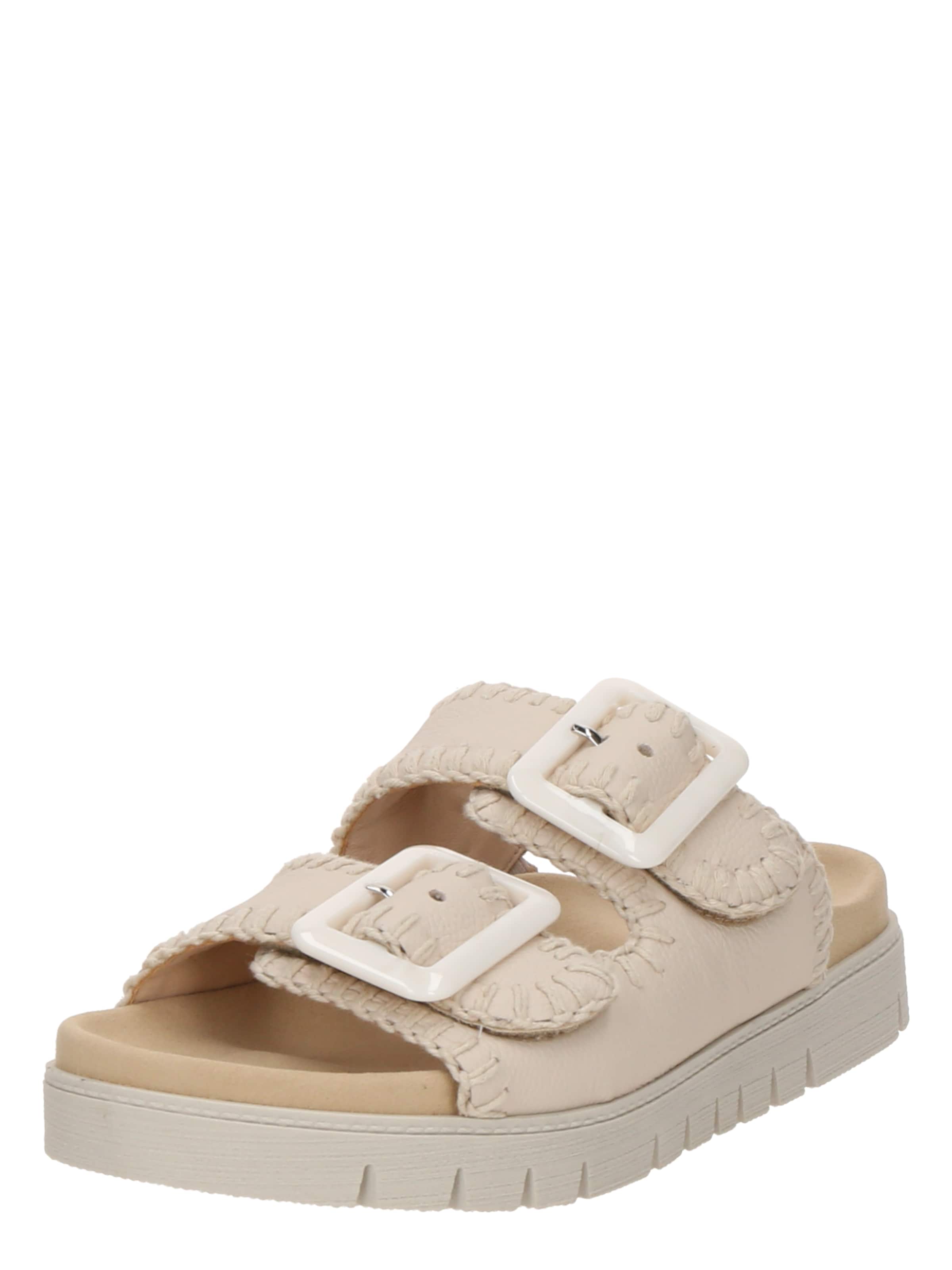 Mule GABOR en beige : devant