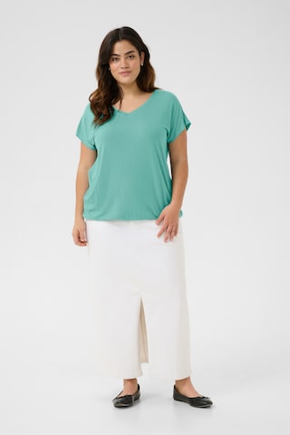 T-shirt 'KCJena' KAFFE CURVE en bleu