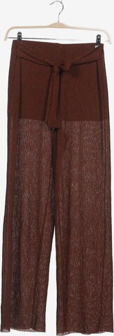 MANGO Pants in S in Brown: front