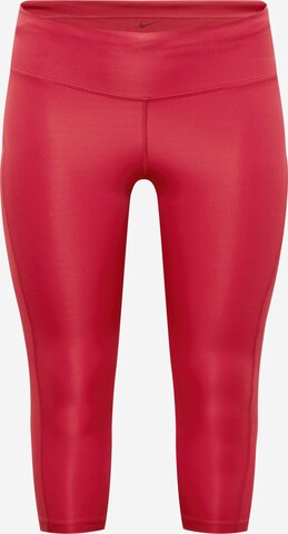NIKE - Pantalón deportivo 'Fast' en rojo: frente