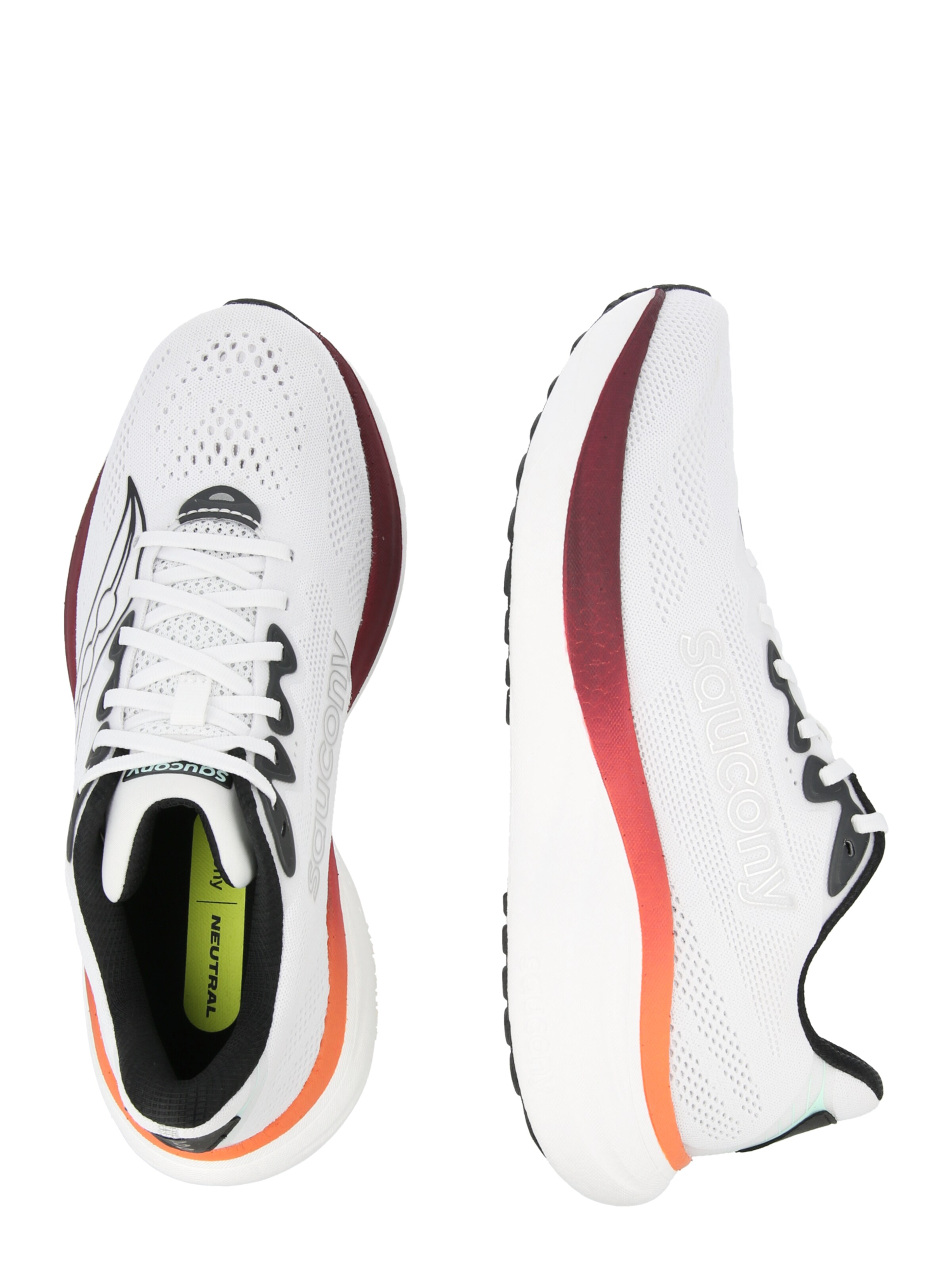 saucony Běžecká obuv 'RIDE 19' – bílá