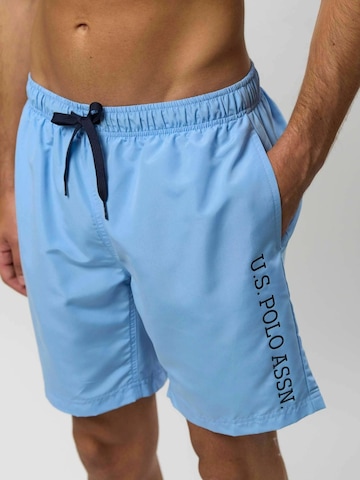 U.S. POLO ASSN. Zwemshorts ' Casey ' in Blauw