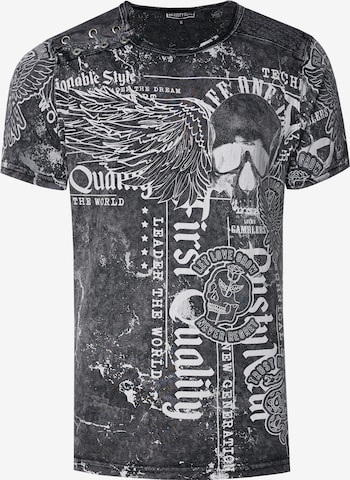 Rusty Neal Shirt in Grijs: voorkant