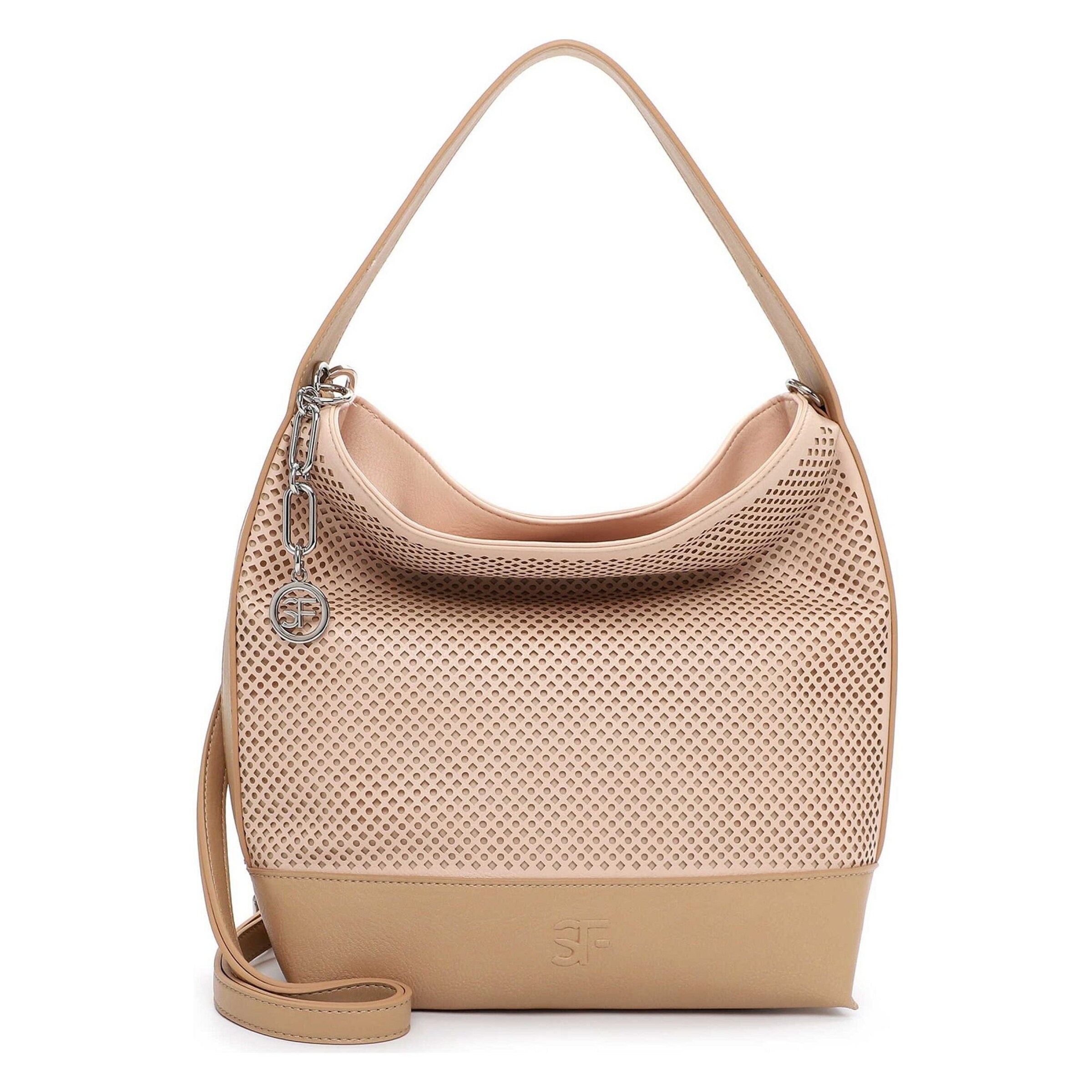 Sac bandoulière Suri Frey en rose : devant