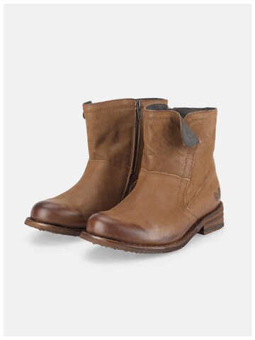 Felmini Wide Fit Ankle Boots in Brown