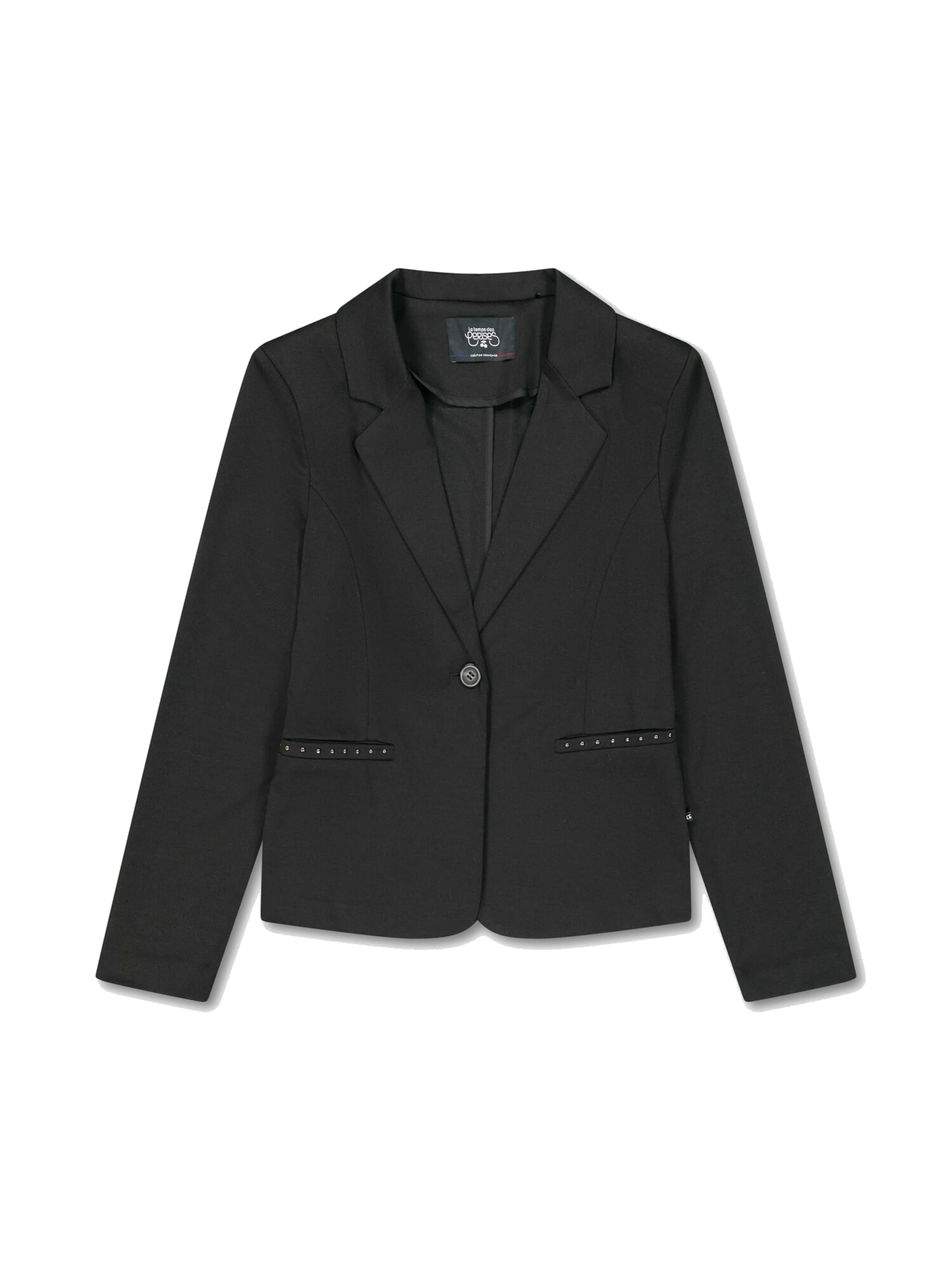 Blazer 'LESLY' Le Temps Des Cerises en noir : devant