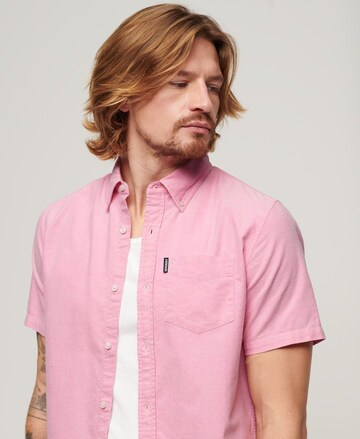 Superdry Regular Fit Hemd in Pink