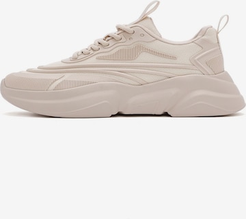 Derimod Sneakers laag in Beige: voorkant