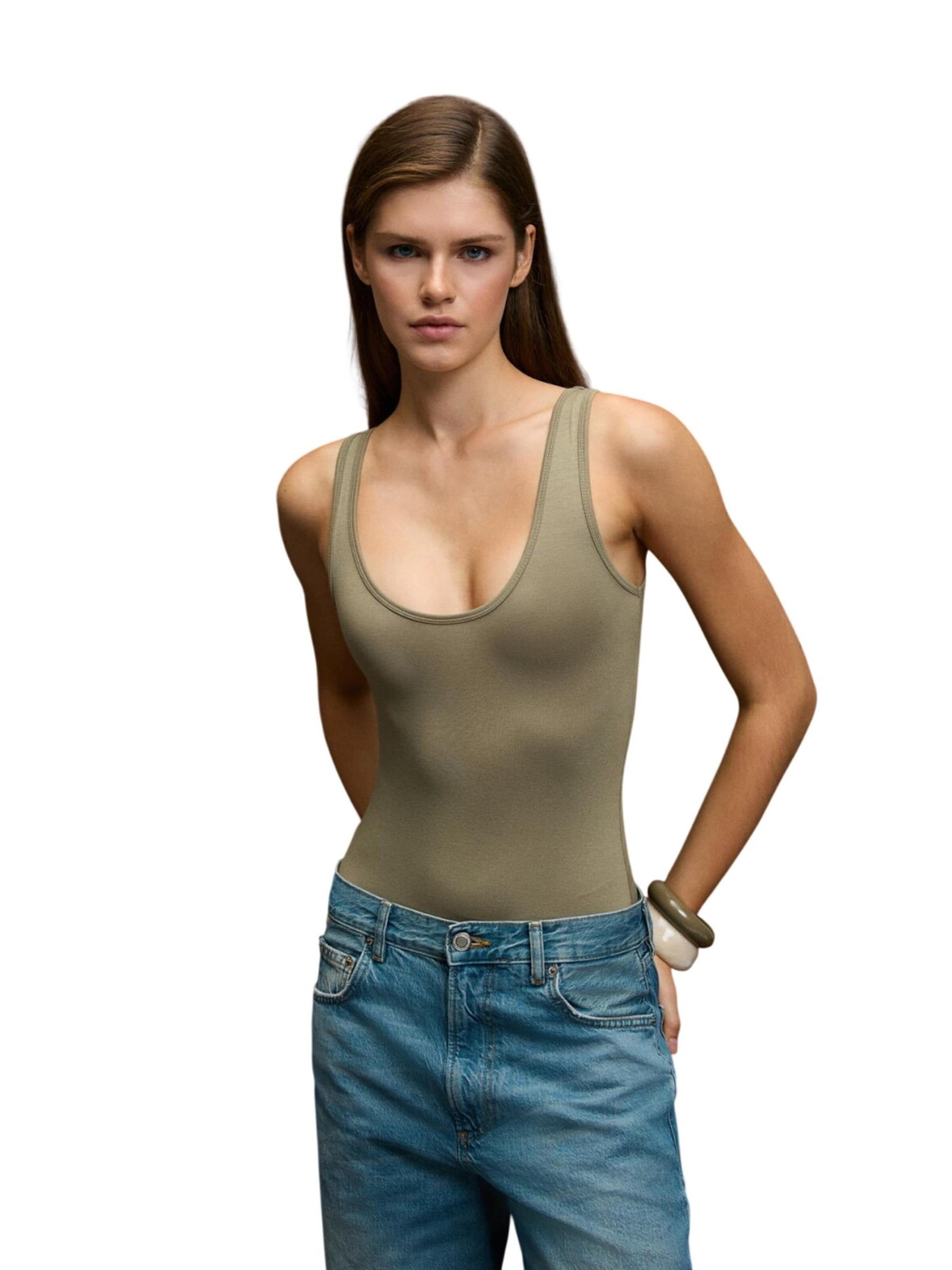 Grimelange Bodysuit in Green