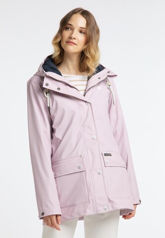 Manteau fonctionnel Schmuddelwedda en rose : devant