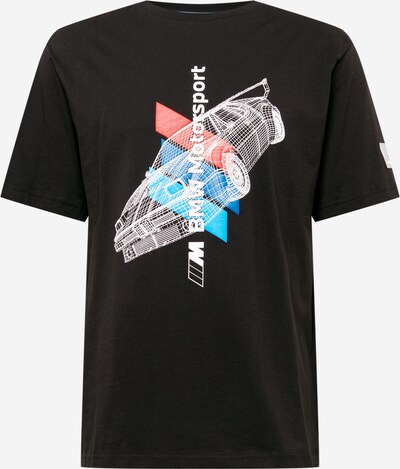 PUMA Sportshirt in blau / rot / schwarz / weiß, Produktansicht