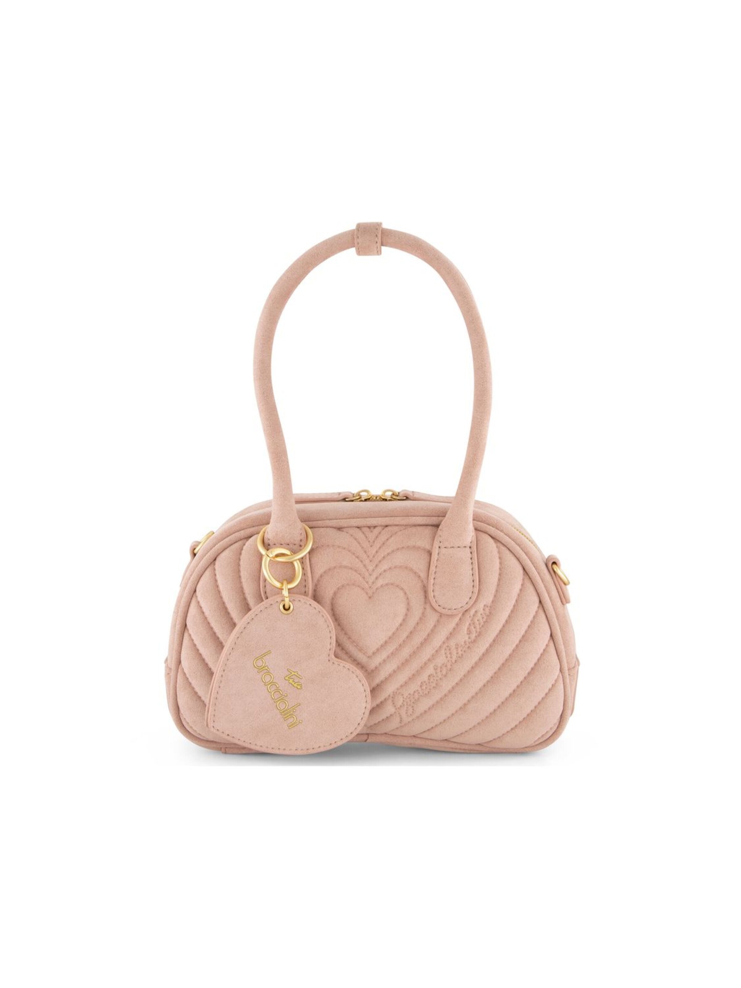 Braccialini - Bolso de mano 'Beth Matelassé' en rosa: frente