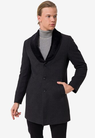 Redbridge Between-Seasons Coat in Grey: front