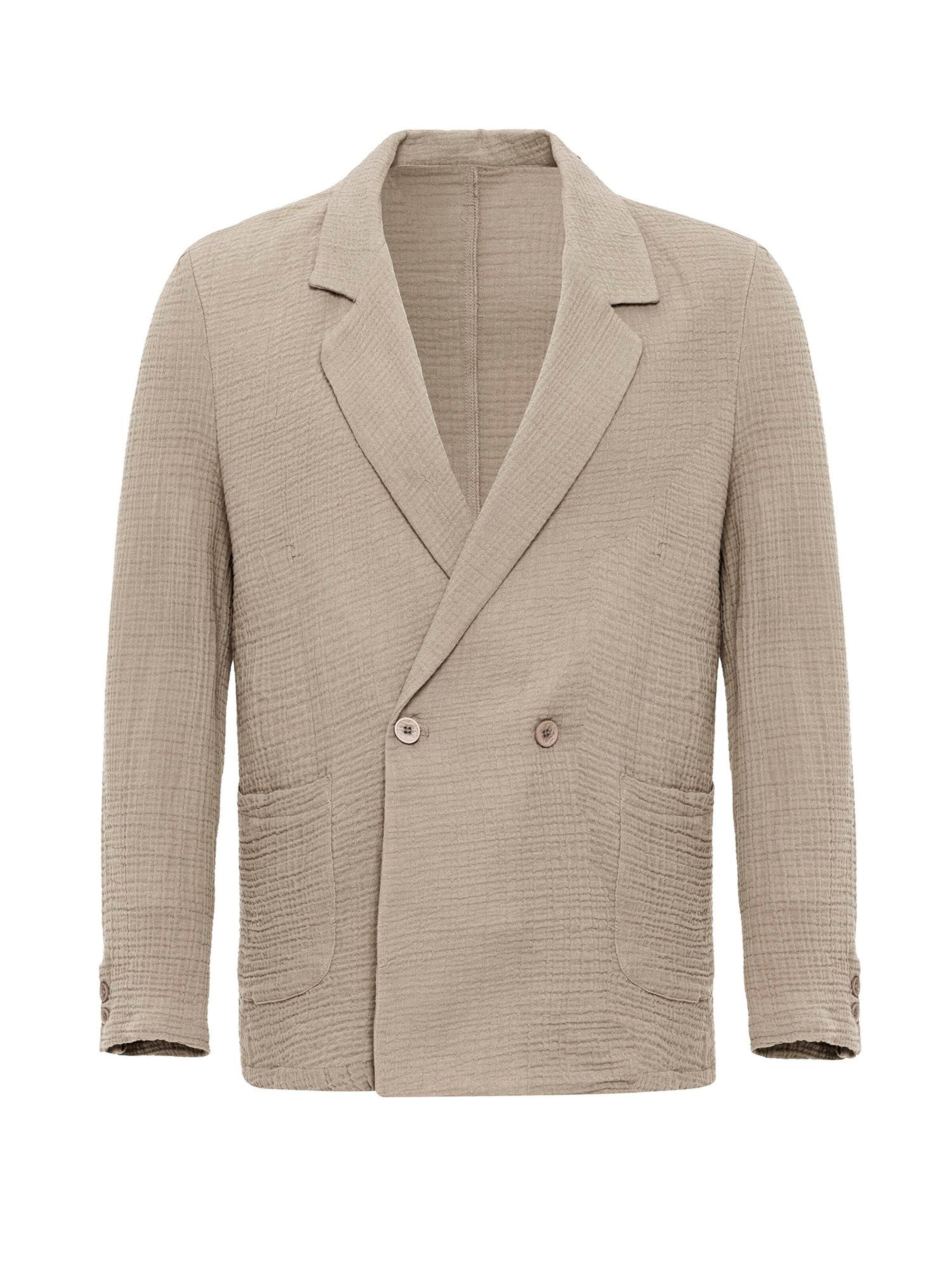 Antioch Regular Fit Jakke i beige: forside