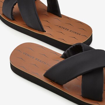 Flip-flops de la VENICE BEACH pe negru