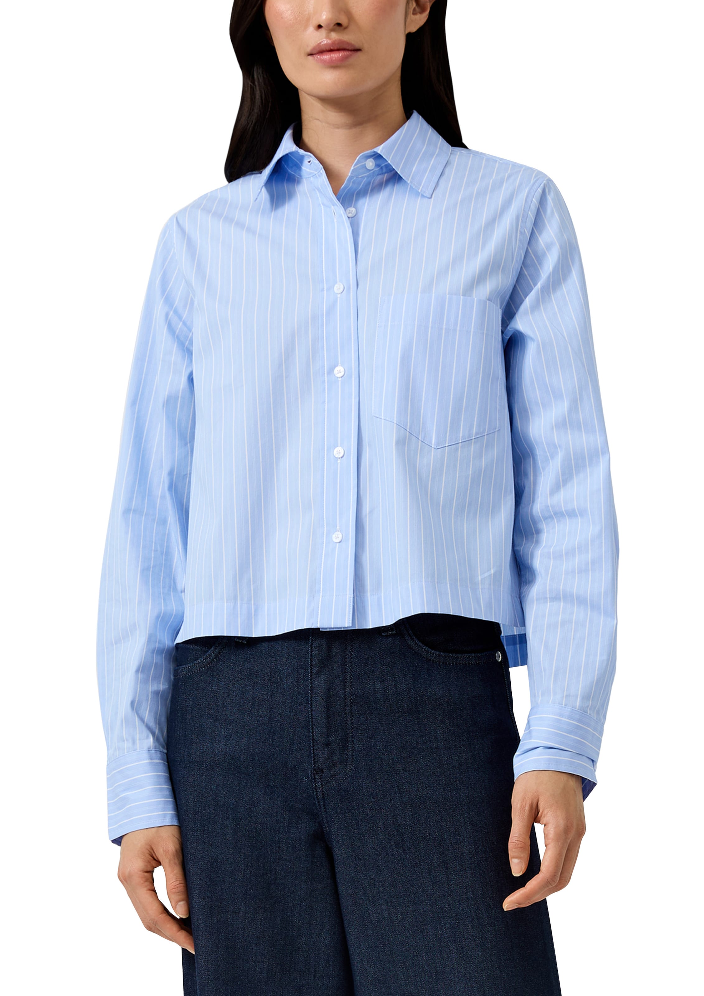 s.Oliver Bluse in Blau: Vorderseite