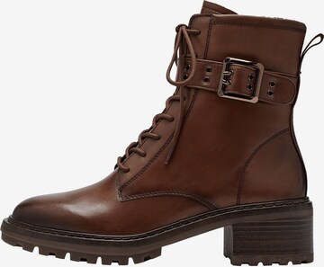 TAMARIS Lace-Up Ankle Boots in Brown