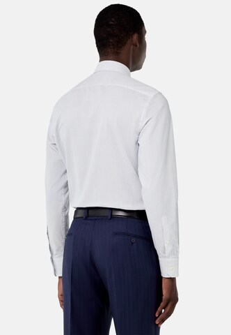 Boggi Milano Comfort fit Button Up Shirt in Blue