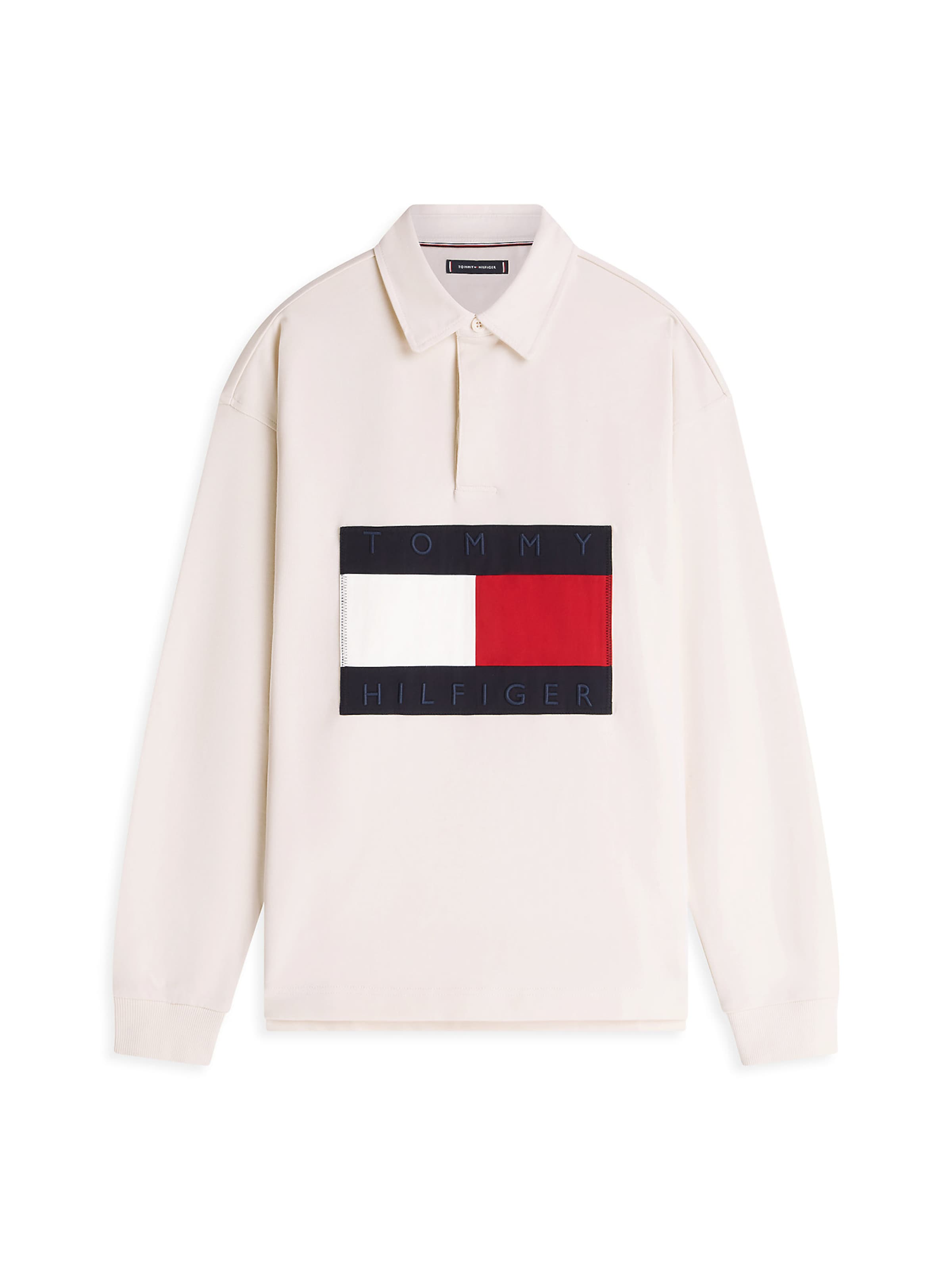 TOMMY HILFIGER T-Shirt en bleu marine / rouge / blanc / blanc naturel, Vue avec produit