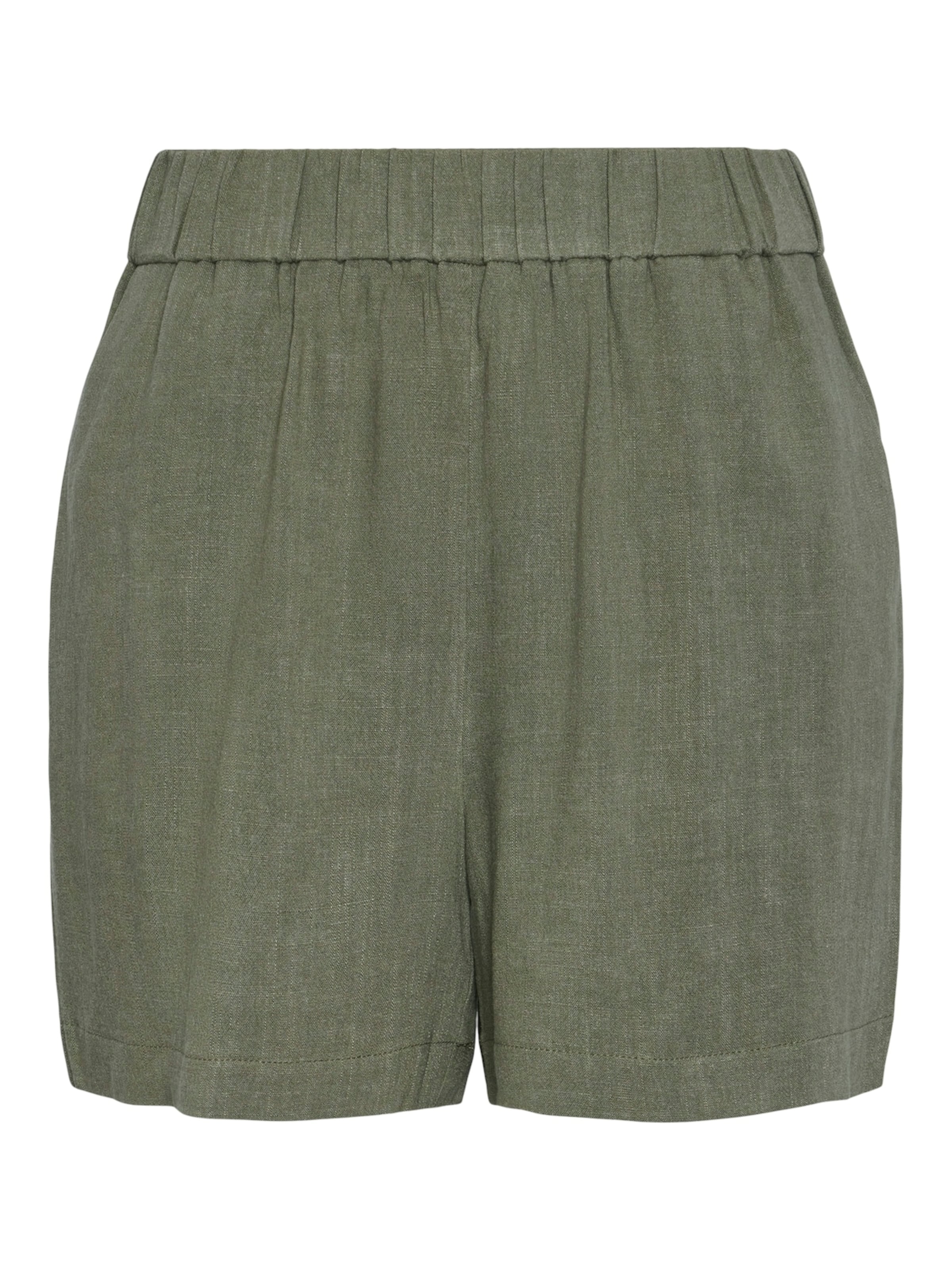 PIECES Regular Broek 'VINSTY' in Groen: voorkant