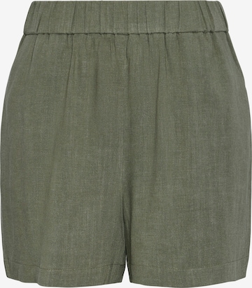 Regular Pantalon 'VINSTY' PIECES en vert : devant