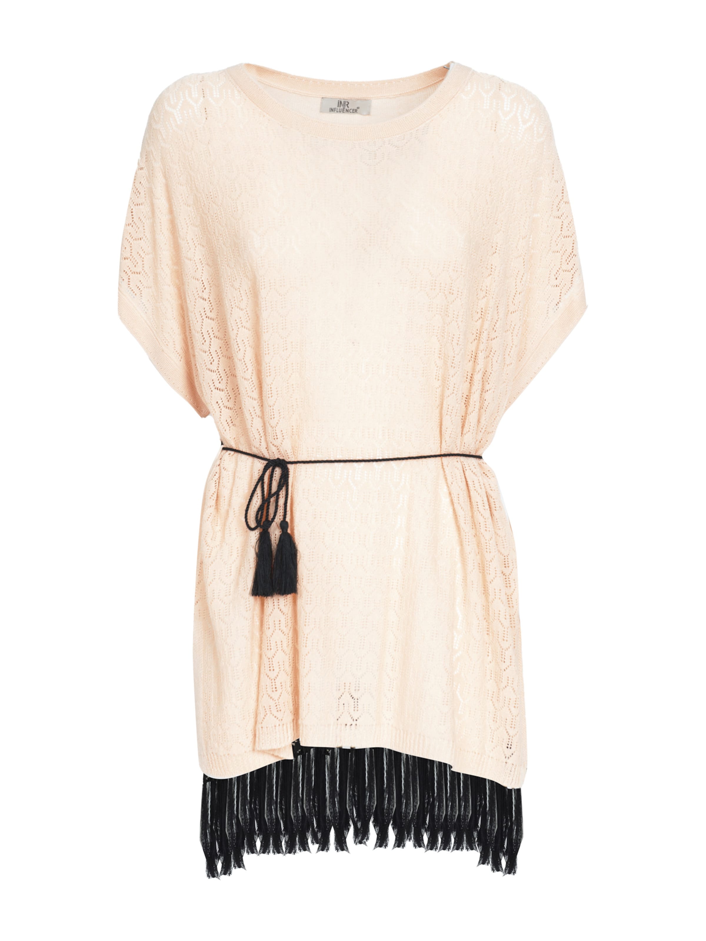 Influencer Tröja 'Pointelle' i beige: framsida