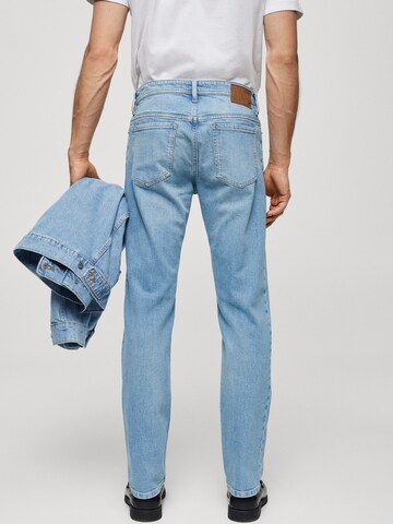 Regular Jeans 'Janl' de la MANGO MAN pe albastru