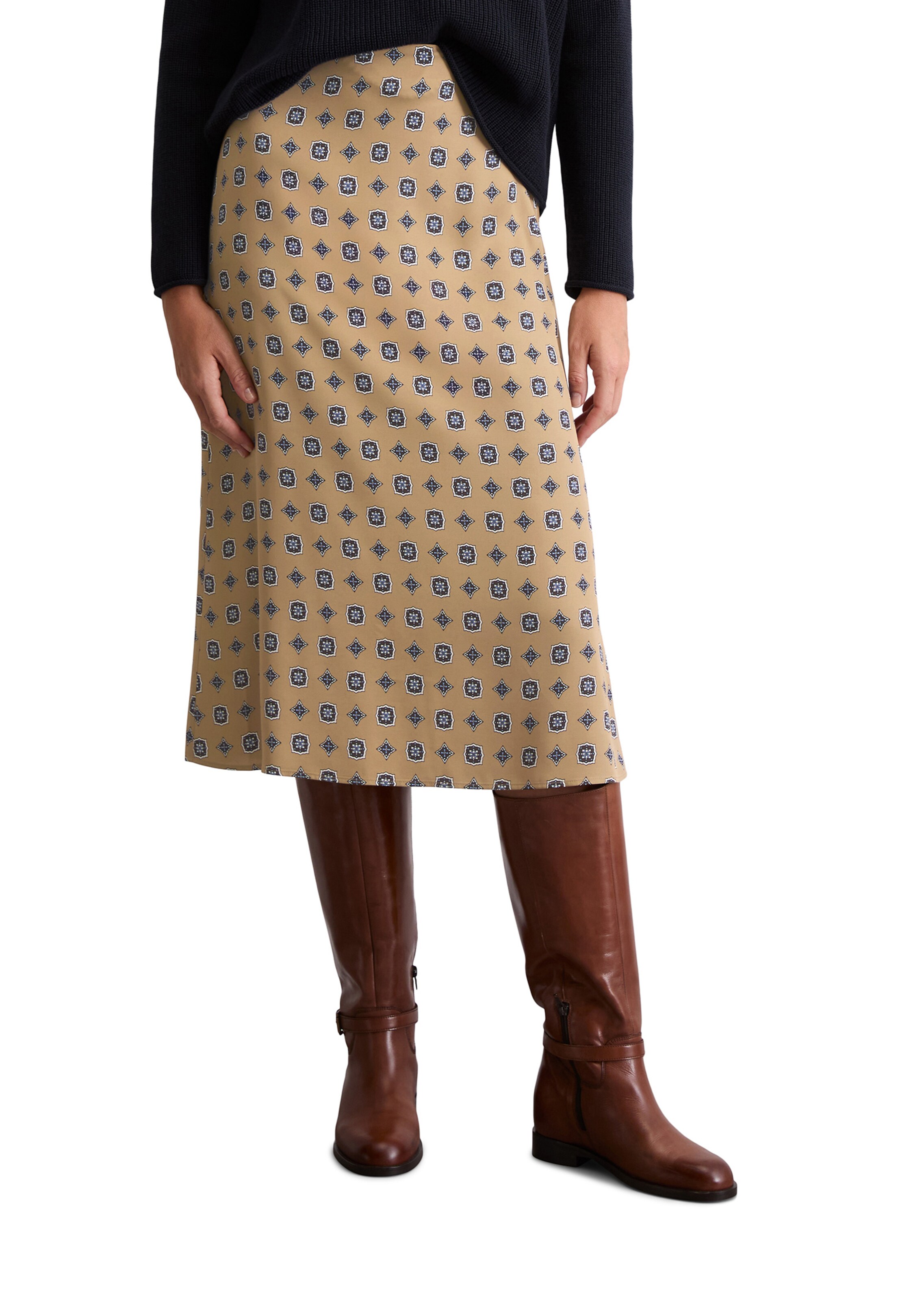 Marc O'Polo Rok in Beige: voorkant