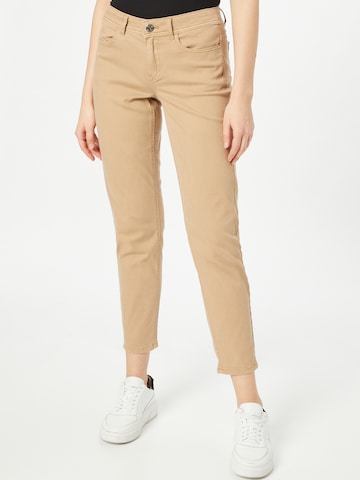 TAIFUN Slimfit Jeans in Beige: predná strana