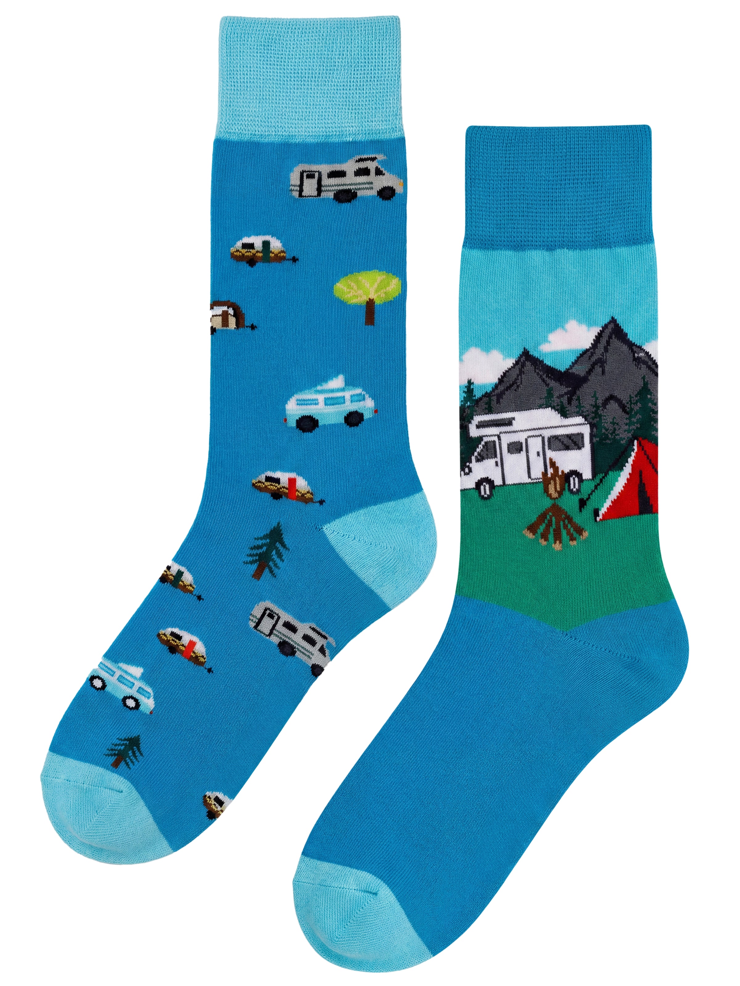 Circle Five Socken‌‌‌‌‌‌‌‌‌ in Blau: Vorderseite