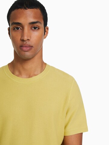 T-Shirt Bershka en vert