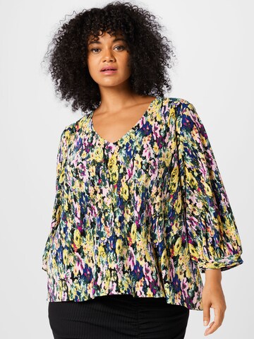 Vero Moda Curve Bluse 'JOSY' i svart: forside