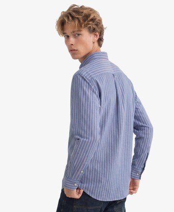 Superdry & Co Regular fit Button Up Shirt in Blue