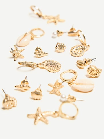 Bershka Earrings in Gold