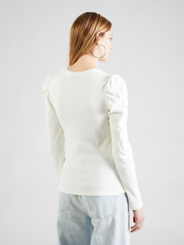 T-shirt 'JANNA' PIECES en blanc