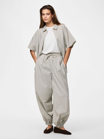 PIECES Tapered Harembroek 'PCEmmy' in Beige